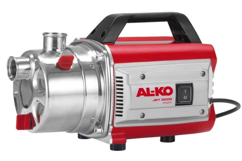 Насос садовый поверхностный самовсас. AL-KO Classic JET 3000 Inox 220В, 580Вт, 35м, 50л/мин, 6 кг