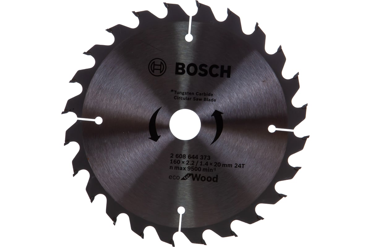 BOSCH Пильный диск ECO WO  (для древесины и древесных материалов) 160х20/16х24Т
