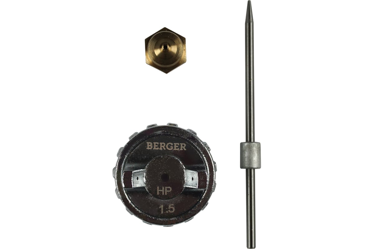 Комплект сменный для краскопульта BERGER «ГРАУ» HP (сопло+игла+дюза 1.5 мм) BG1371//BERGER