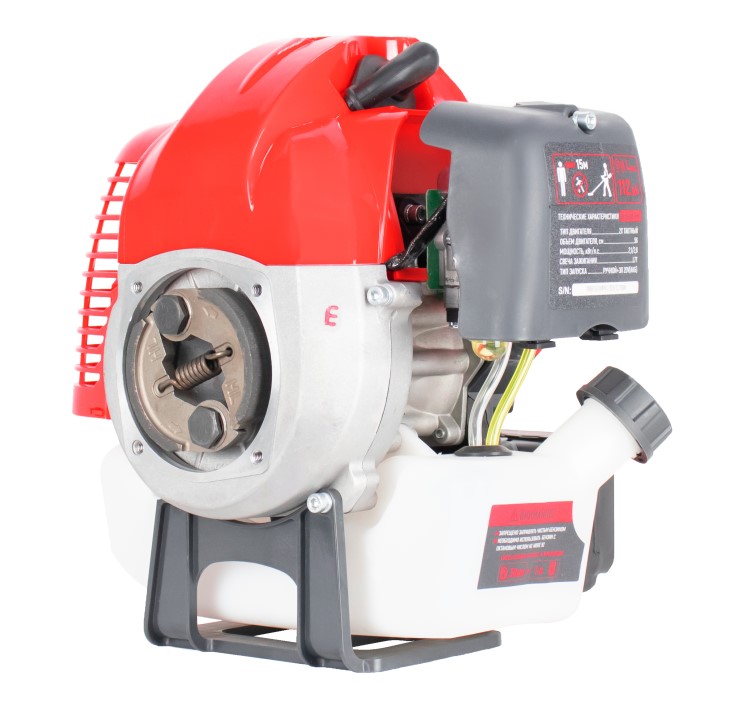 Триммер бенз. VERTON garden BR-560M Professional (Электрозапуск, V двигателя 56 см3,мощность 2.8 л.с./2.1 кВт,профессиональный ранец,цельная штанга,диск 40т,катушка) + Диск для триммера VERTON DOUBLE MOWING TD02 (внеш. Ø 255 мм, посад. Ø 25.4 мм, 40