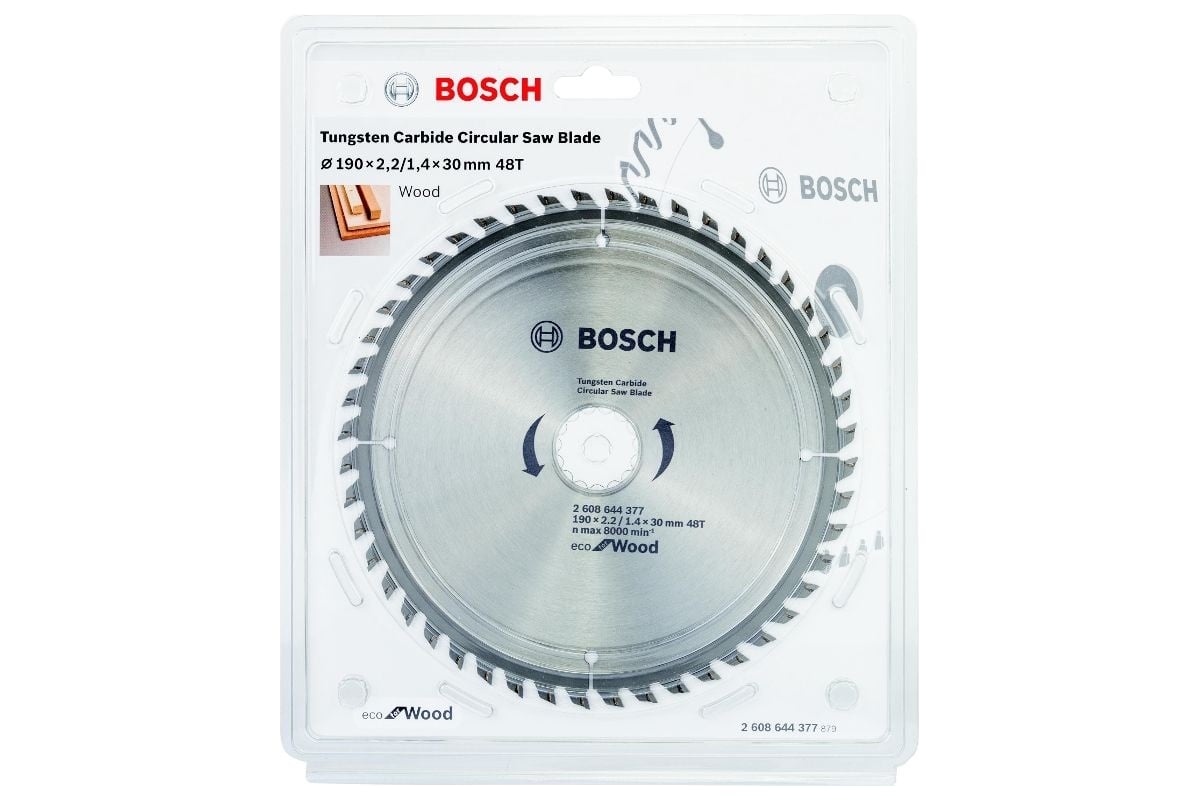 BOSCH Пильный диск ECO WO  (по дереву) 190x30-48T