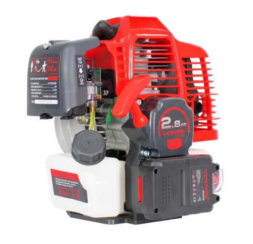 Триммер бенз. VERTON garden BR-561M Professional (Электрозапуск, V двигателя 56 см3,мощность 2.8 л.с./2.1 кВт,профессиональный ранец,разборная штанга,диск 40т,катушка) + Диск для триммера VERTON DOUBLE MOWING TD02 (внеш. Ø 255 мм, посад. Ø 25.4 мм, 4