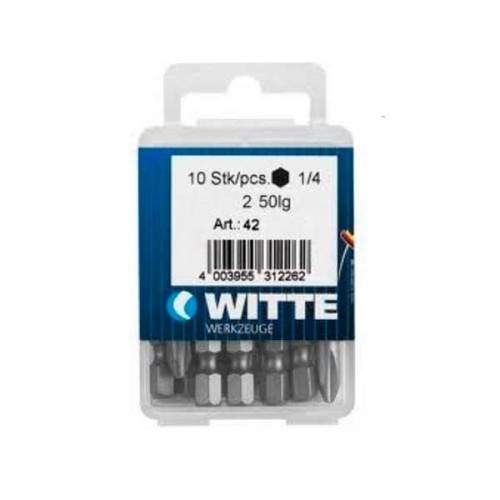 Бита 1/4" DIAMOND BITFLEX РН2х25 пластик уп. (5шт/уп) /WITTE