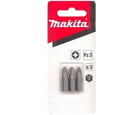 MAKITA Насадка (1/4, PZ3, 25 мм, C-form 3шт)