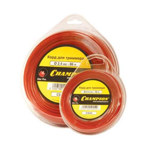Корд триммерный Champion Star Pro  1.3мм*15м (звезда)