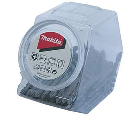 MAKITA Насадка двухсторонняя PH2, 65 мм, E-form (MZ), 1 шт.