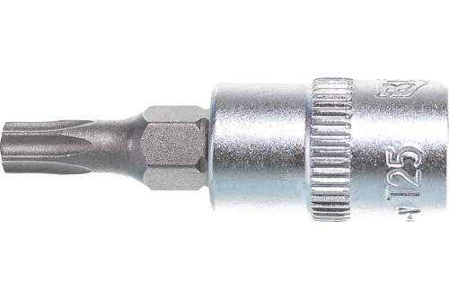 Бита-головка 1/4" Torx с отверстием Т25 BERGER
