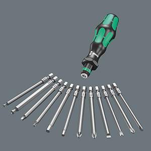 Битодержатель + 16 стержней Kraftform Kompakt 60RA/ WERA