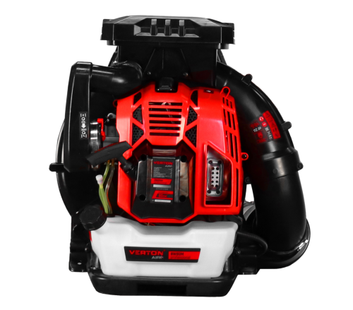 Воздуходувка ранцевая бензиновая VERTON BW80M_PRO (80см3,3,8кВт/5,17л.с,скор.120м/сек,1700м3/ч,бак 2,2л.)