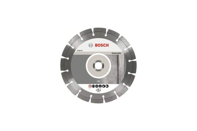 BOSCH Круг алмаз. отрезной 180-22,23 высота сегм.-12мм/Expert по бетону