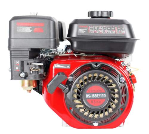 Двигатель VERTON GARDEN BS-188F/25D (389 см3, 9,5кВт/13л.с,Ø вала 25мм (шпонка), 21/3600 Н*м/(об/мин), V 6 л., ручн. зап., выкл., распредвал сталь, автопрерыватель с датчиком уровня масла, крышка бака винт, фильтр комбин. (бумага+паралон), прорез. ру