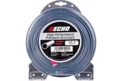 Корд триммерный ECHO Titanium Power Line 3,0мм* 56м (круглый)