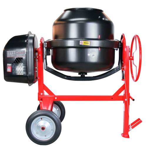 Бетоносмеситель VERTON MIX СМ-320 (мощн 2200 Вт, 230V, вен.чугун,V бака 320л ,V гот. смеси 213л, ø 742 мм, h 688 мм, толщина 2,0/2,4 мм, педаль фиксации, колесо ø40,5 см резина, руль полулуния)