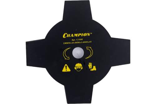 Нож для жесткой травы Champion 4/230/25.4 (тип А), 125R, 235R, FS55, 80, 85,100,120, FR85, 350, 450)