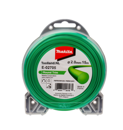 MAKITA Триммерная леска, круглая, 2 ммх15 м