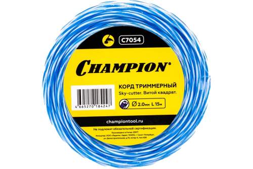 Корд трим.CHAMPION  Sky-cutter  2.0мм*  15м (витой квадрат), CHAMPION, C7054
