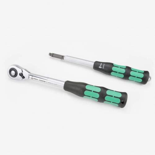 Трещотка Zyklop Hybrid 1/2" 281 мм + удлинитель 271 мм 8006С /WERA