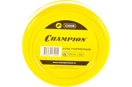 Корд триммерный CHAMPION  Star 2.4мм* 40м (звезда)