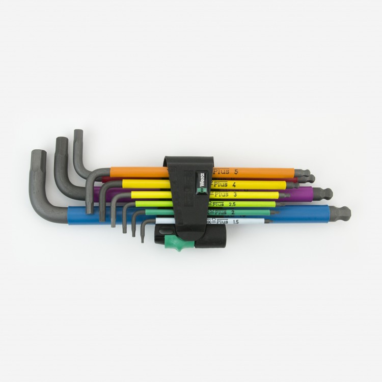 Набор Г-образных ключей, метрических WERA 950 SPKL/9 SM N Multicolour BlackLaser