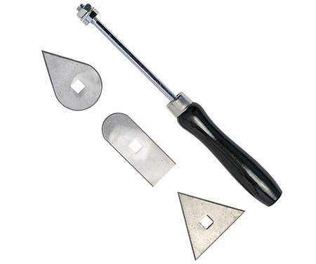 MAKITA Набор скребков для фена (модели HG5012, HG551V, HG651C и д.р)