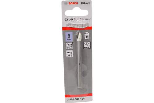 BOSCH Сверло CYL-9 Ceramic 8 X 80 мм